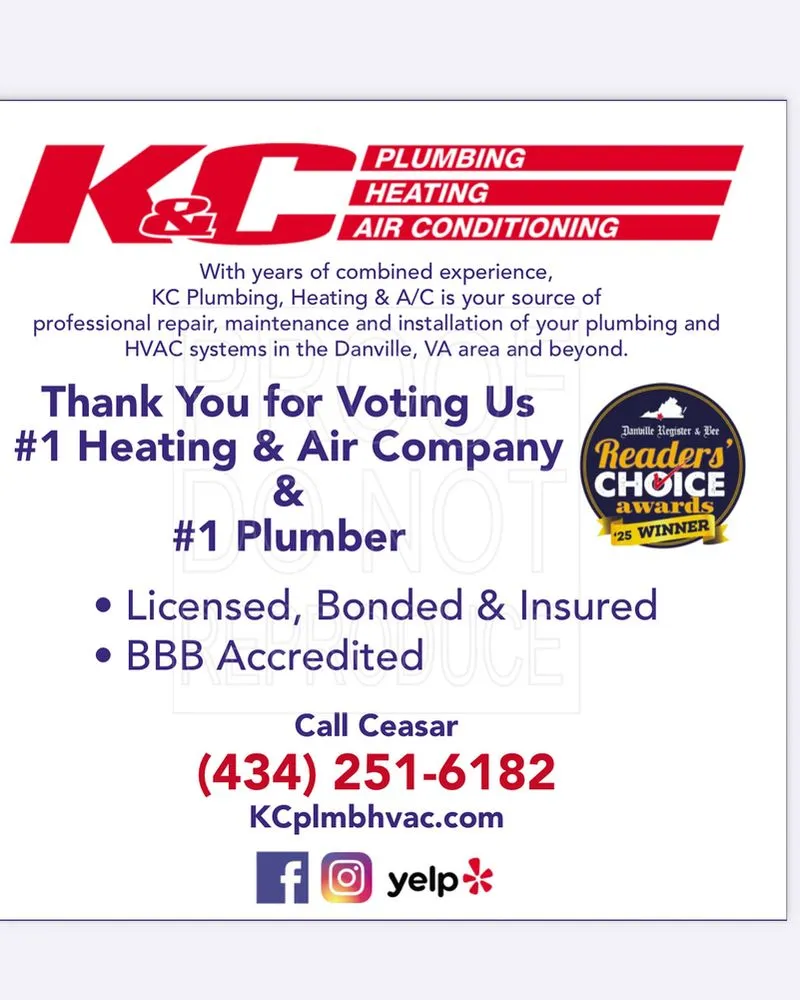 Slide of KC Plumbing Heating & A/C