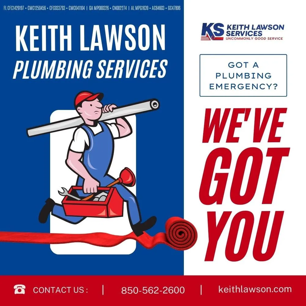 Emergency pipe repair service in Tallahassee, FL - Keith Lawson Services