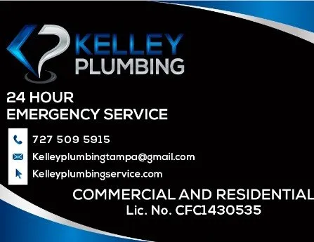 Professional emergency plumbing in Tampa Bay, FL by Kelley Plumbing