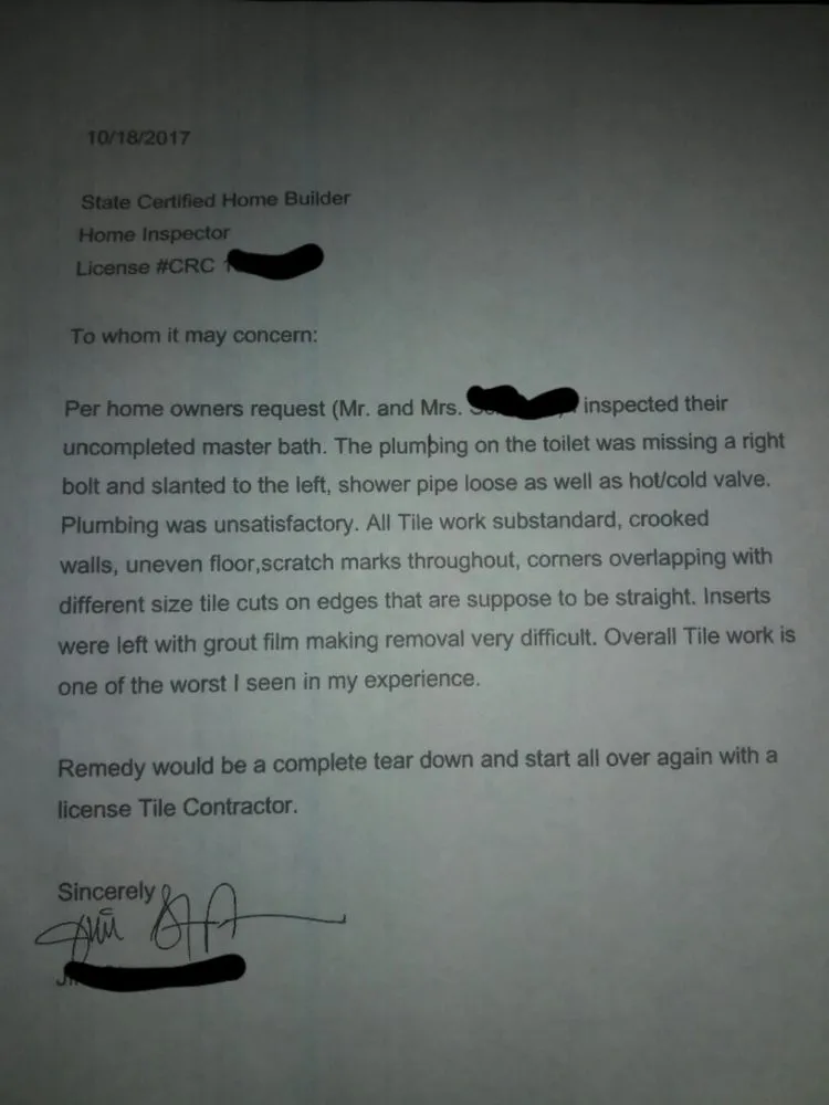 Slide of Ken Leonard Plumbing