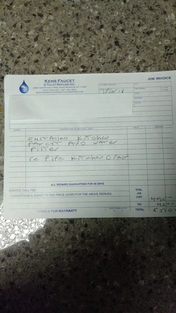 Expert leak detection in East Meadow, NY by Ken's Plumbing & Heating