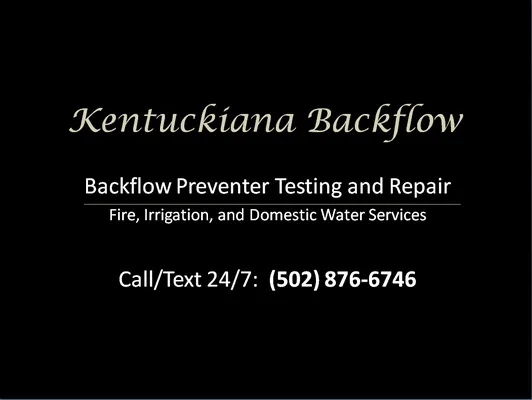 Kentuckiana Backflow Logo