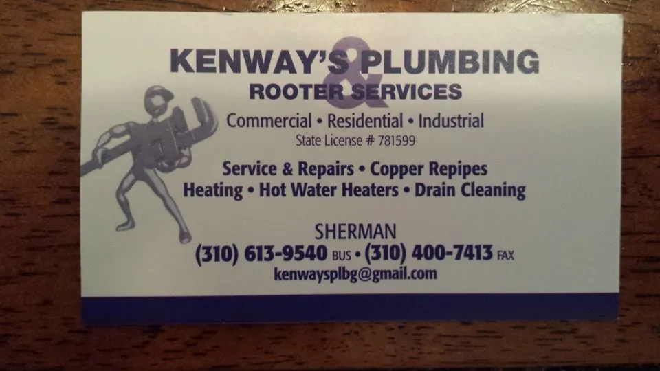Slide of Kenways Plumbing