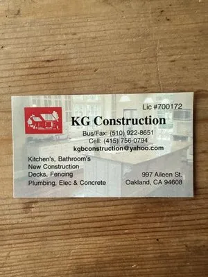 KG Construction Logo