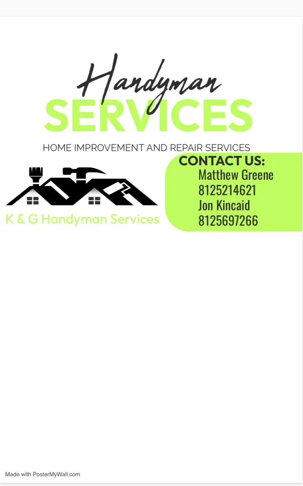 Slide of K&G Handyman Service