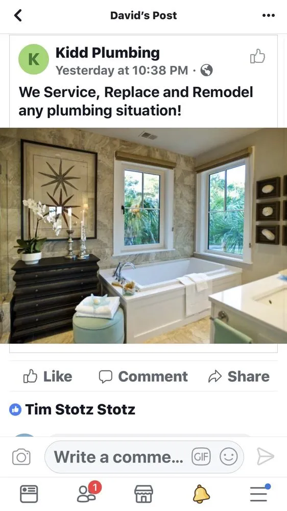 Slide of Kidd Plumbing