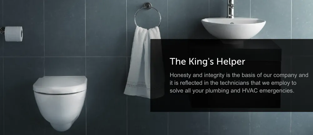 Slide of King's Helper Plumbing and HVAC Contractors