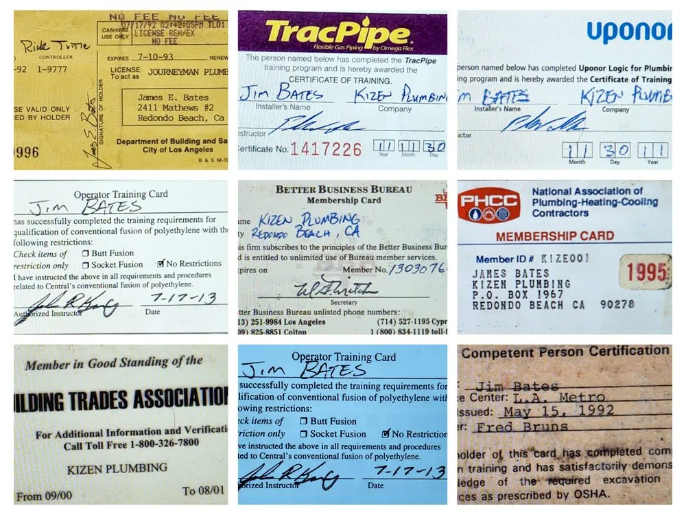 Slide of Kizen Plumbing