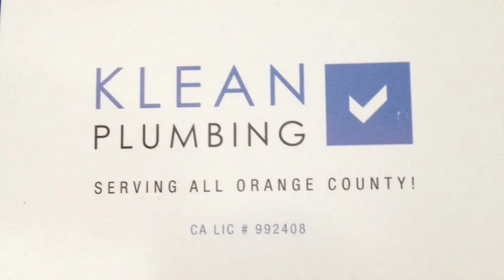 Slide of Klean Plumbing