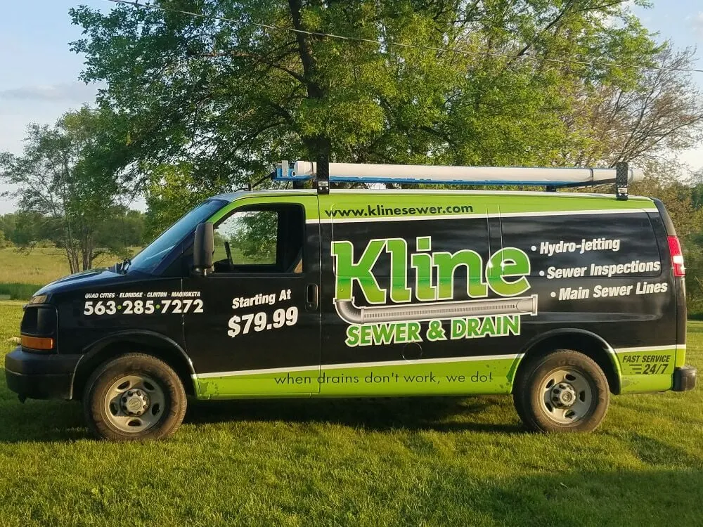 Slide of Kline Sewer & Drain