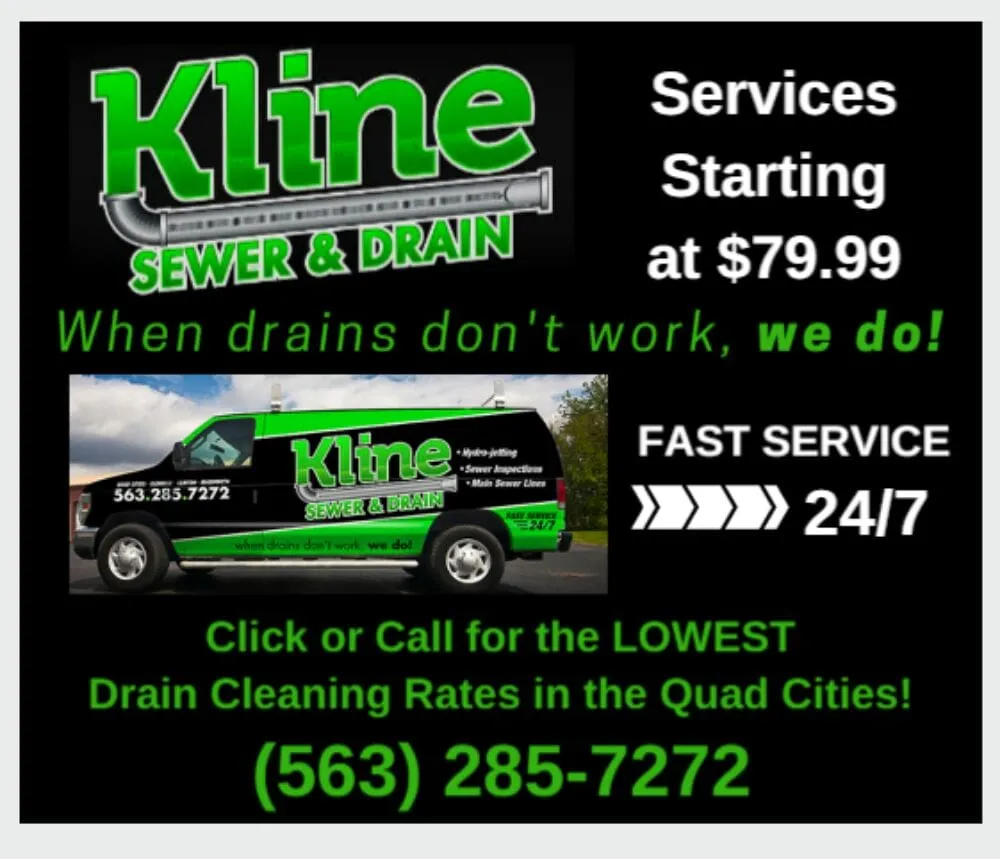 Slide of Kline Sewer & Drain