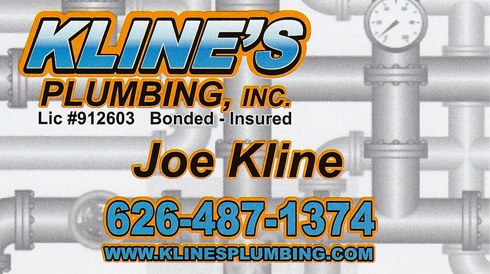 Slide of Klines Plumbing
