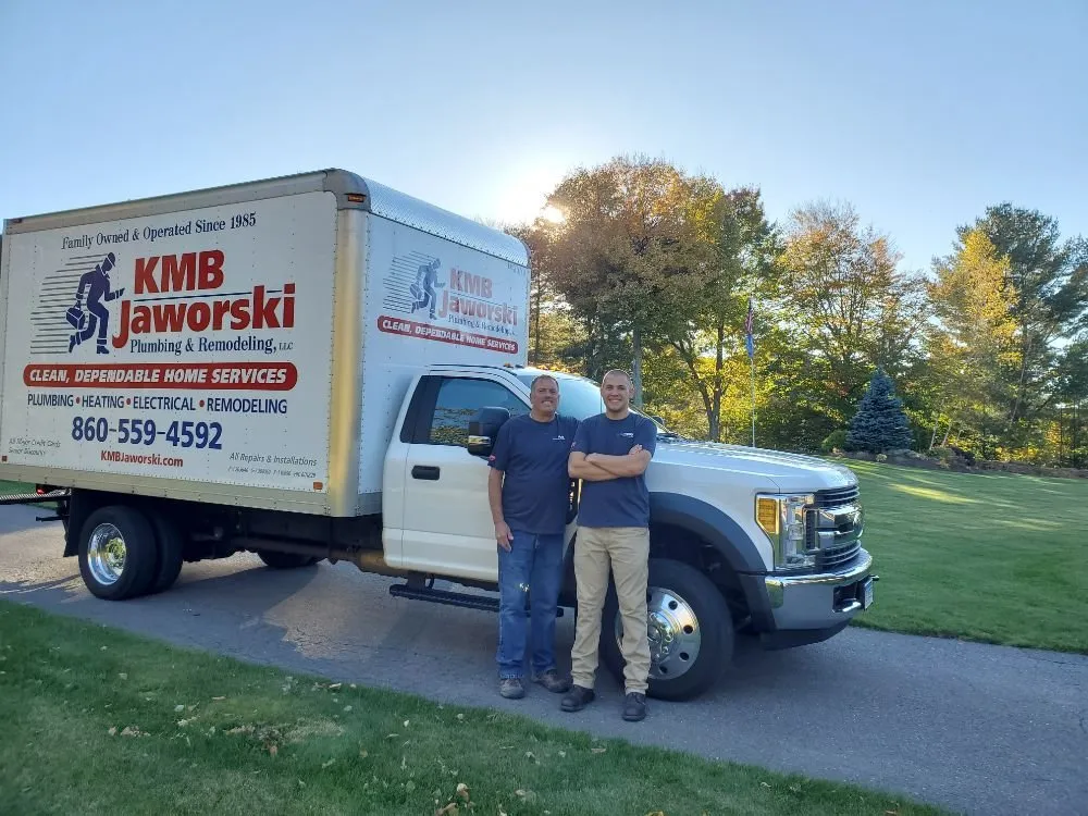 Slide of KMB Jaworski Plumbing