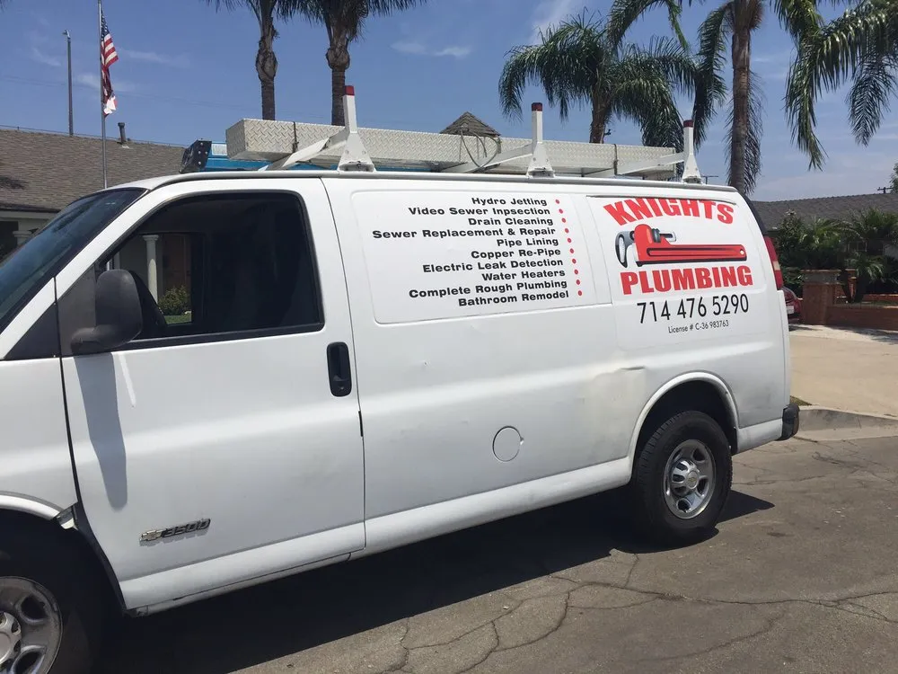 Slide of Knight's Plumbing