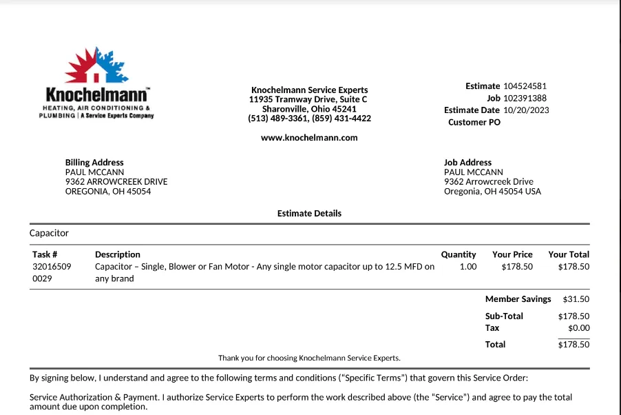 Slide of Knochelmann Service Experts