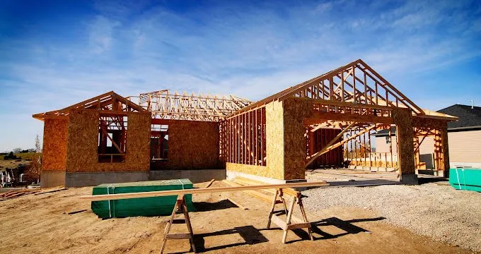 Slide of Knotty Pine Construction