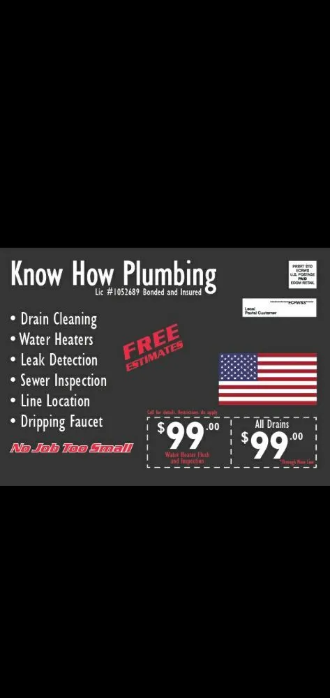 Slide of Know How Plumbing