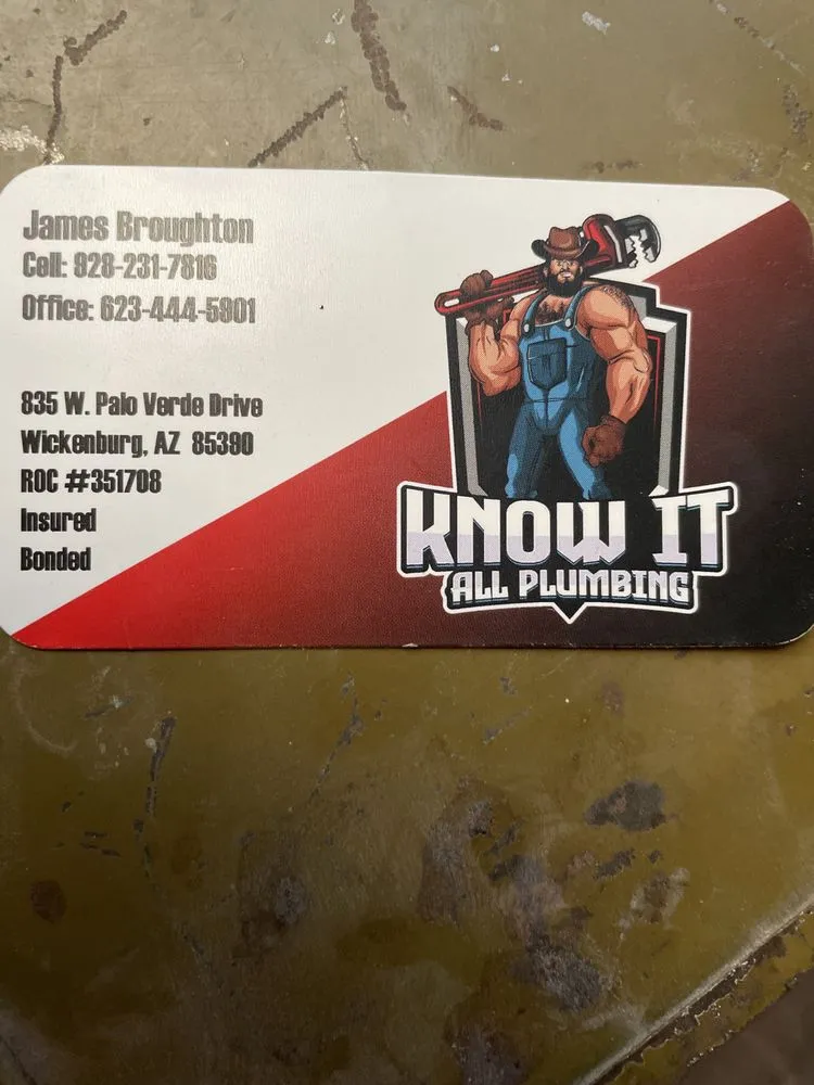 Slide of Know It All Plumbing