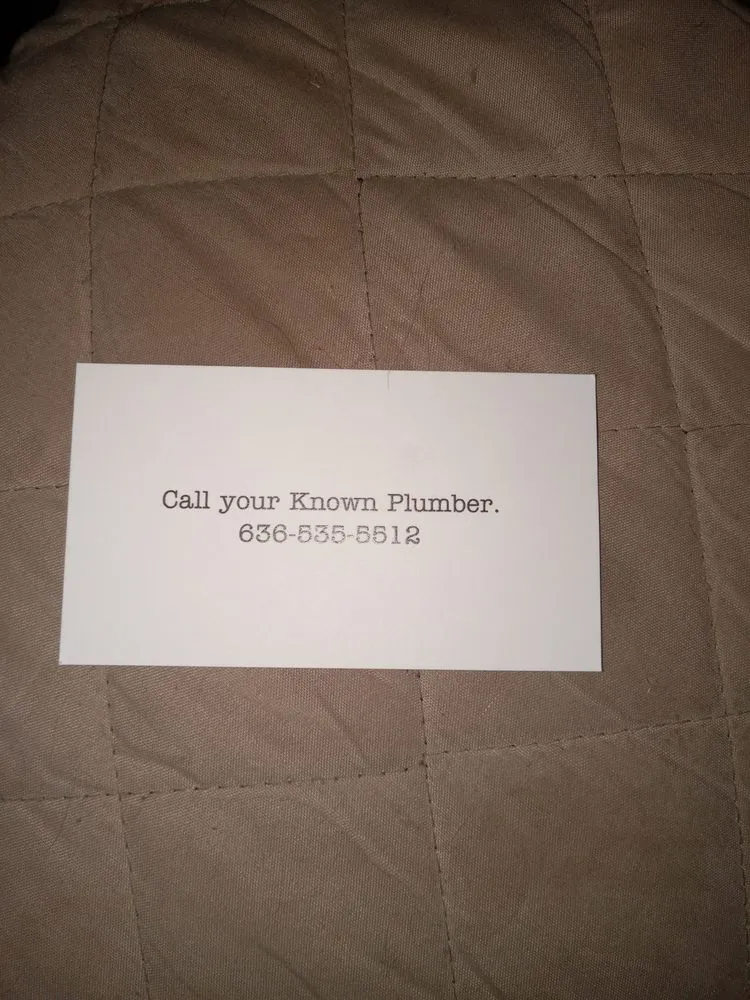 Slide of Known Plumbing