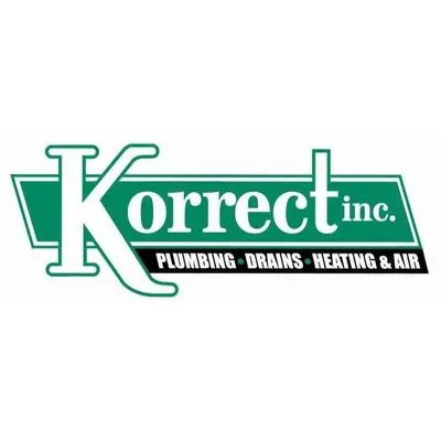 Korrect Plumbing, Heating & Air Conditioning Logo
