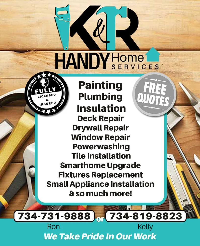 Slide of K&R Handy Services