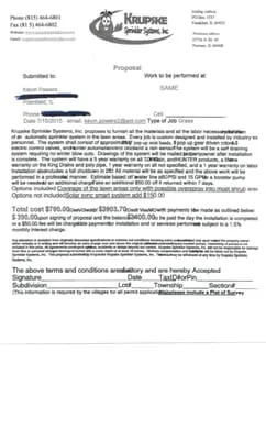 Krupske Sprinkler Systems