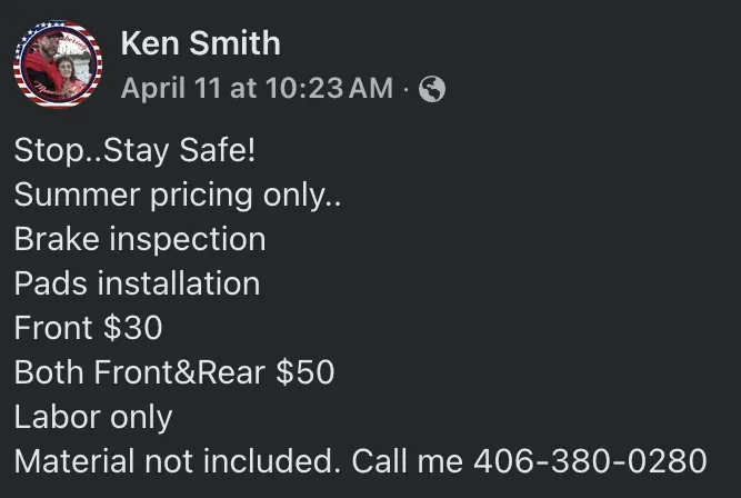 Slide of K&S handyman service