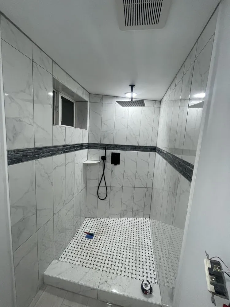 Slide of K’Sanchez plumbing