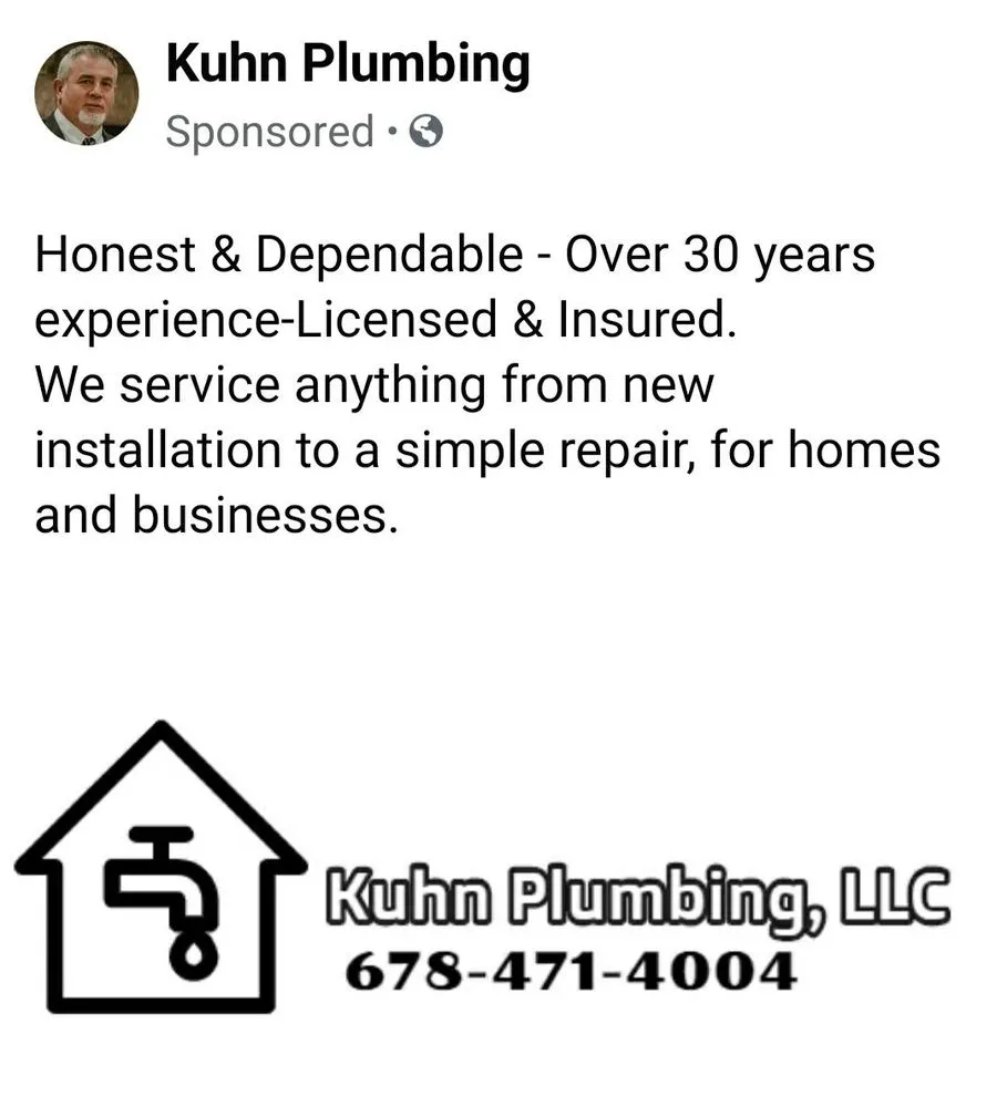 Slide of Kuhn Plumbing