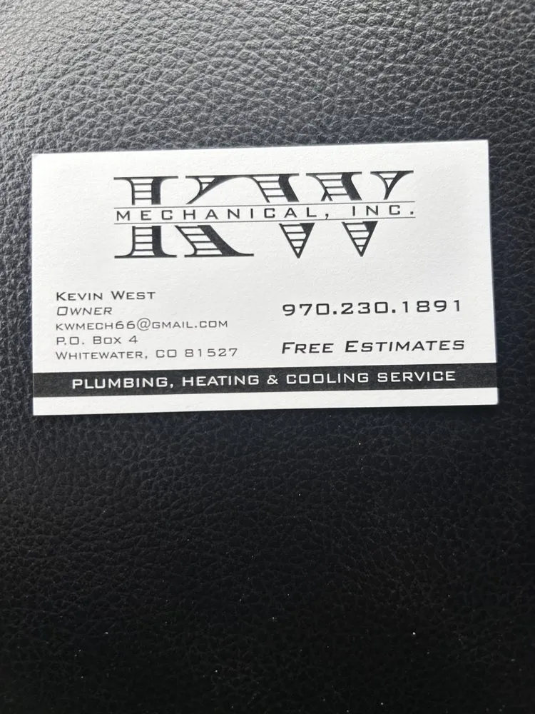 Reliable drain cleaning experts serving Whitewater, CO - Kw Mechanical