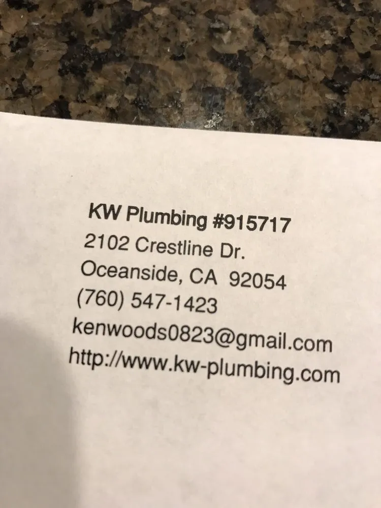 Slide of KW Plumbing