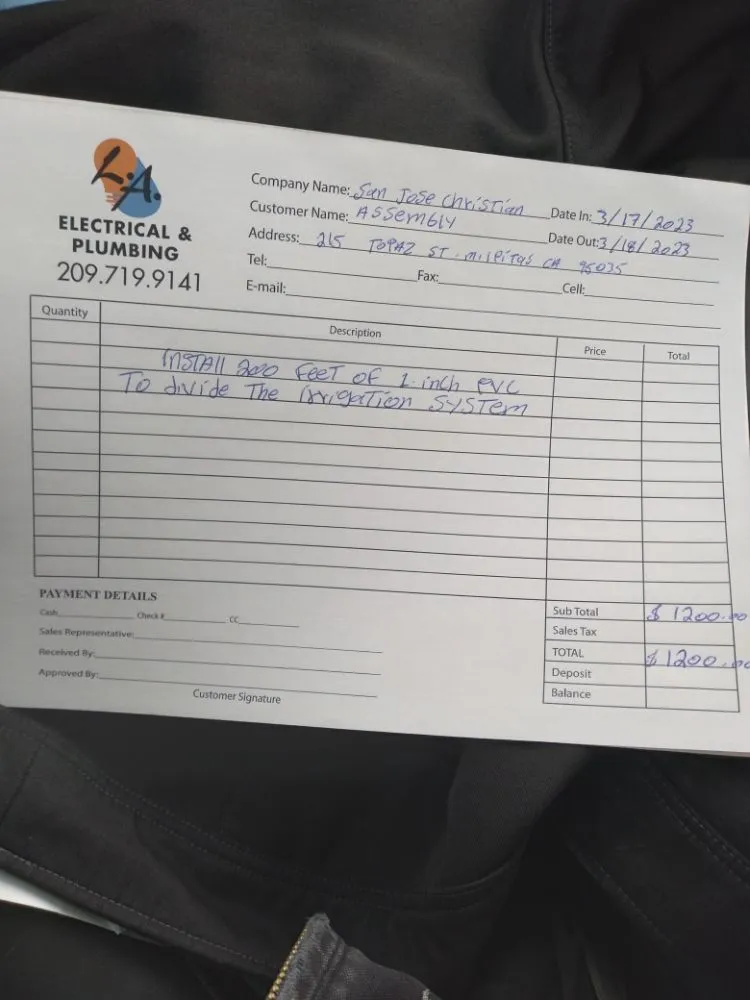 Emergency drain cleaning service in Riverbank, CA - La Electrical & Plumbing