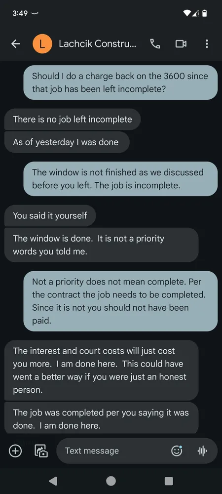 Slide of Lachcik Construction