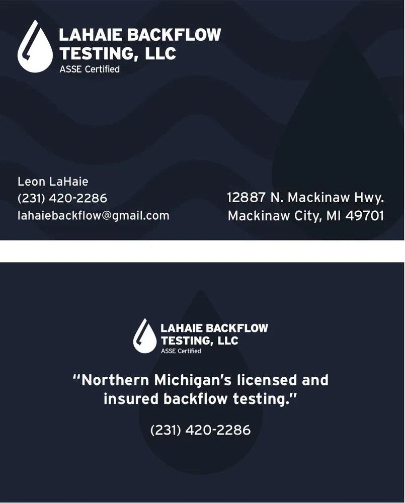 Top-rated water heater service for homes in Mackinaw City, MI by LaHaie Backflow Testing