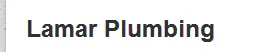Slide of Lamar Plumbing