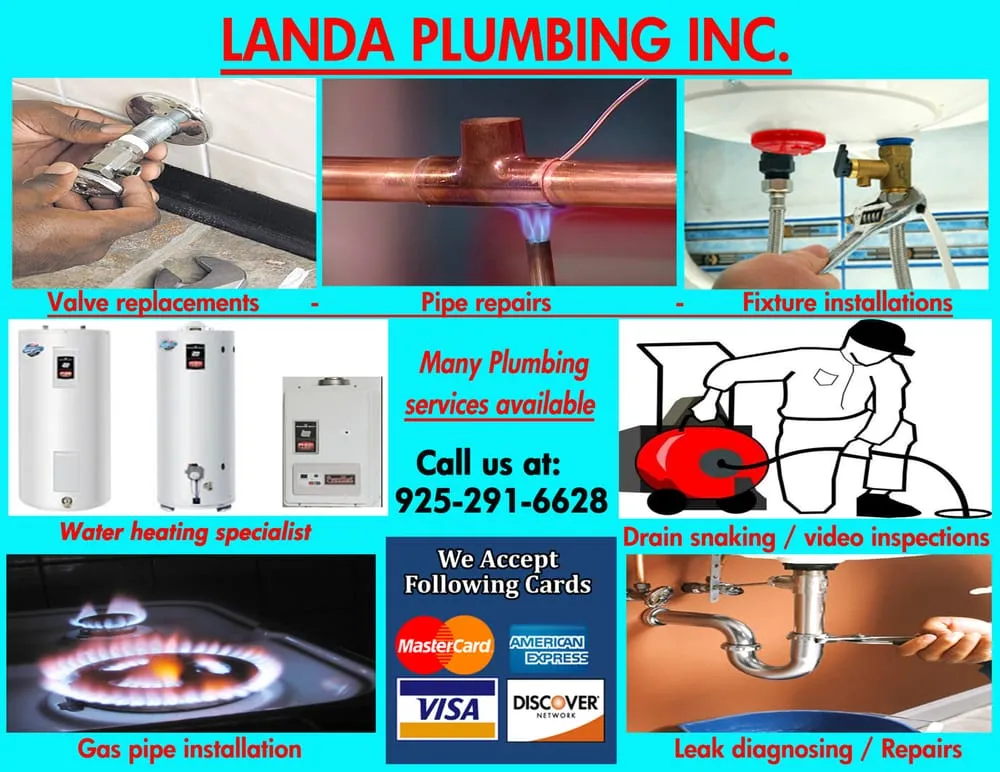 Slide of Landa Plumbing