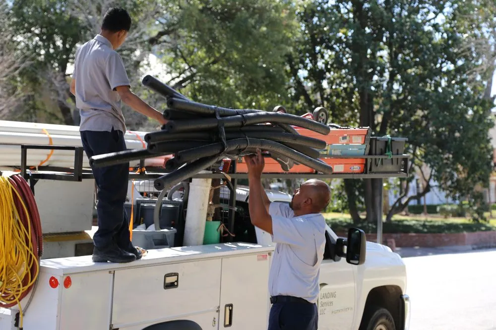 Slide of Landing Plumbing