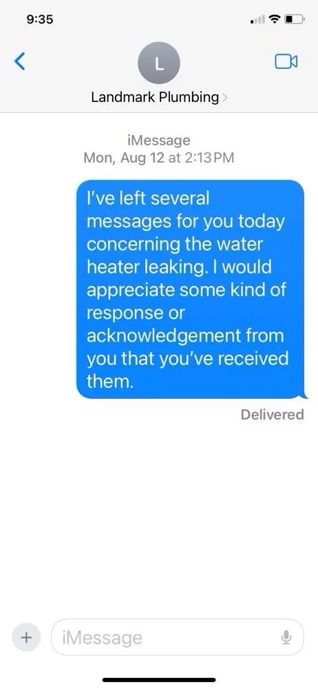 Slide of Landmark Plumbing