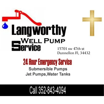 Slide of Langworthy Well Pump Service