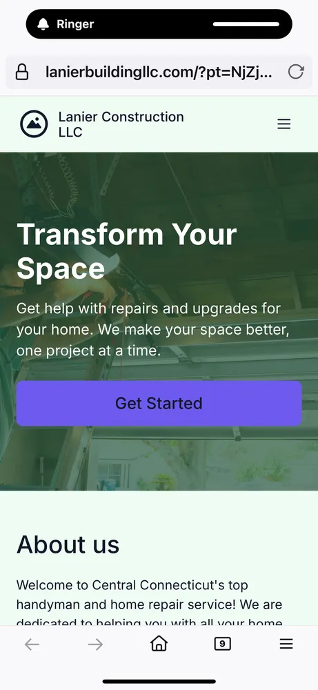 Slide of Lanier Construction