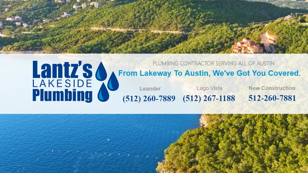 Reliable emergency plumbing for homes in Lago Vista, TX by Lantz's Lakeside Plumbing and AC