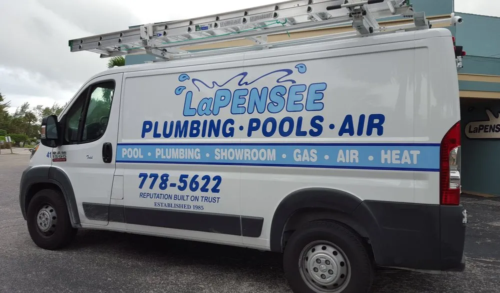 Slide of LaPensee Plumbing * Pools * Air