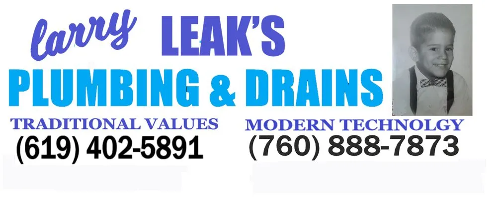 Slide of Larry Leaks Plumbing & Drains