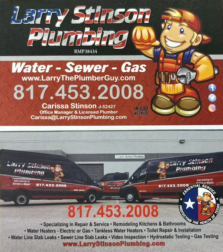 Slide of Larry Stinson Plumbing