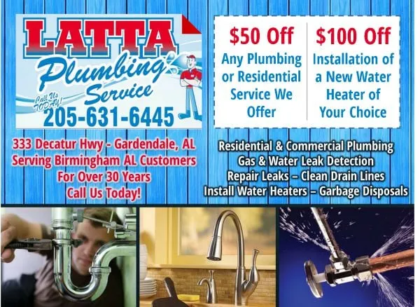 Slide of Latta Plumbing Service