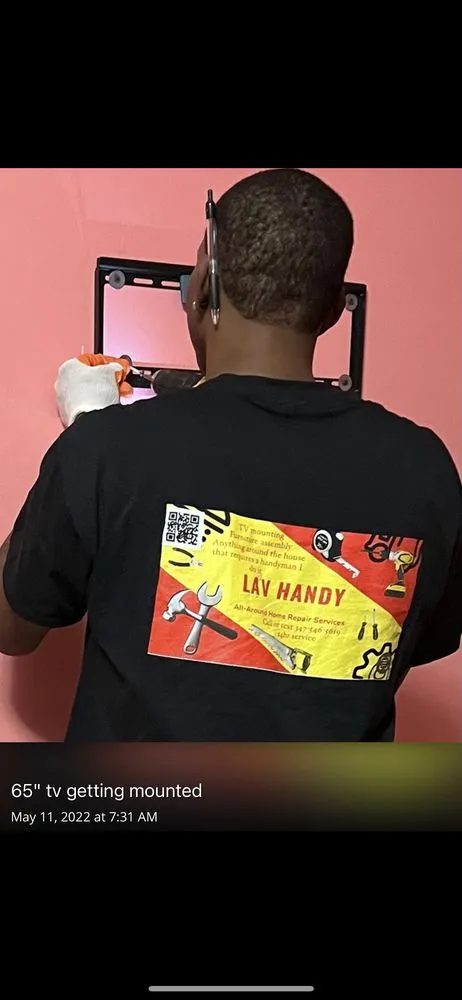 Slide of Lav Handy Work