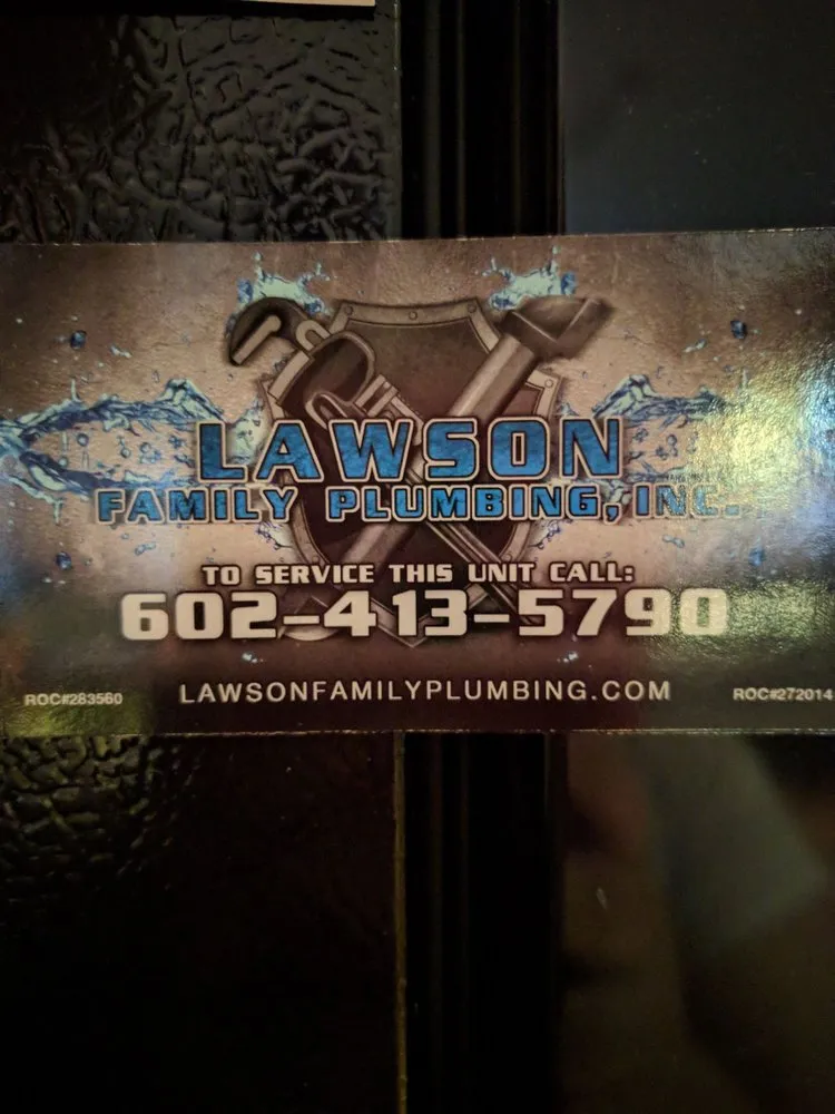 Slide of Lawson Family Plumbing
