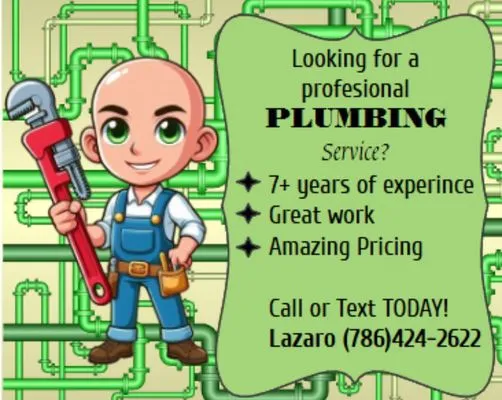 Lazaro Plumbing Service Logo