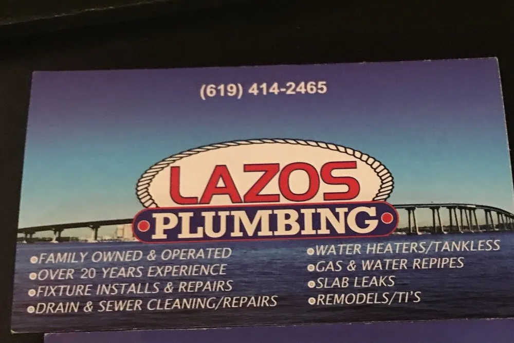 Slide of Lazos Plumbing