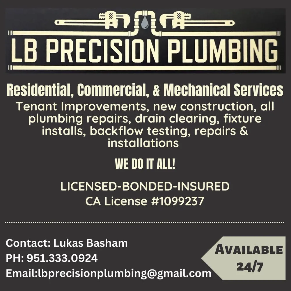 Slide of LB Precision Plumbing